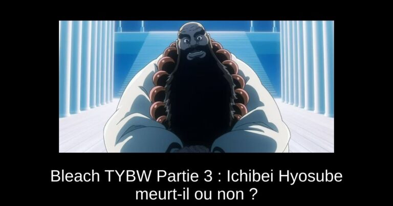 Bleach TYBW Partie 3 : Ichibei Hyosube meurt-il ou non ?