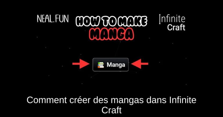 Comment créer des mangas dans Infinite Craft