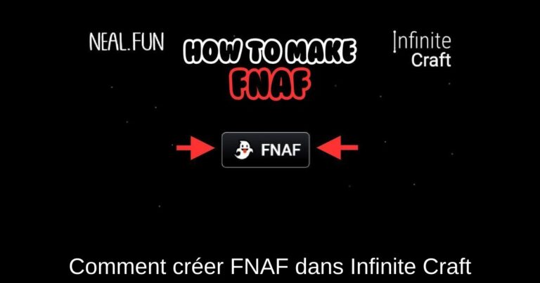Comment créer FNAF dans Infinite Craft