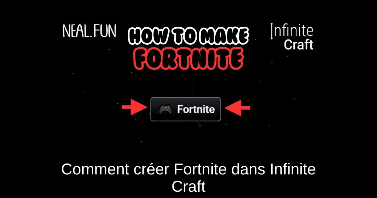 Comment créer Fortnite dans Infinite Craft
