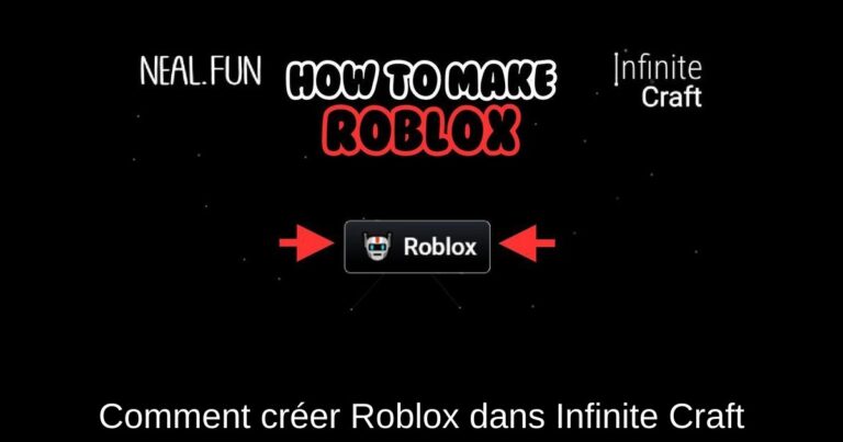 Comment créer Roblox dans Infinite Craft