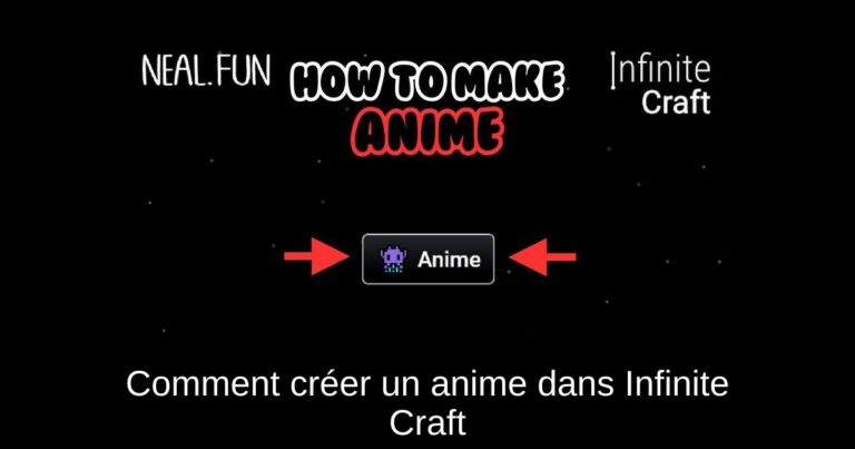 Comment créer un anime dans Infinite Craft