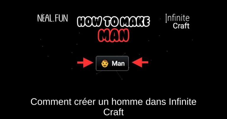 Comment créer un homme dans Infinite Craft