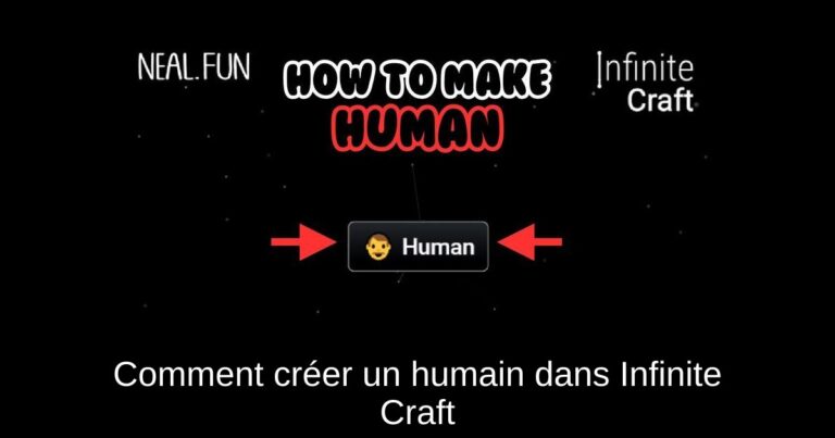 Comment créer un humain dans Infinite Craft
