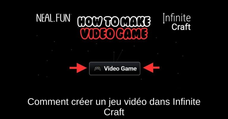 Comment créer un jeu vidéo dans Infinite Craft