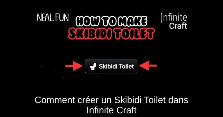 Comment créer un Skibidi Toilet dans Infinite Craft