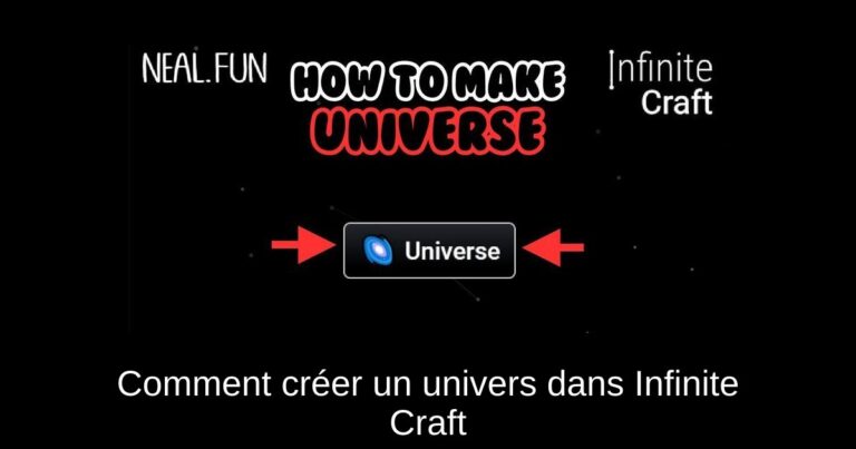 Comment créer un univers dans Infinite Craft