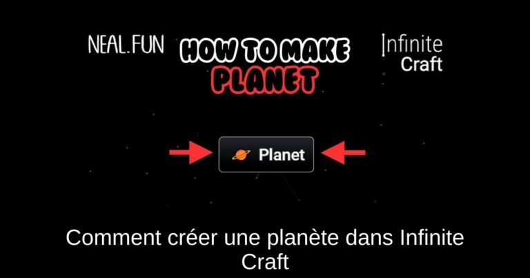 Comment créer une planète dans Infinite Craft