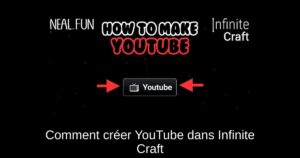 Comment créer YouTube dans Infinite Craft