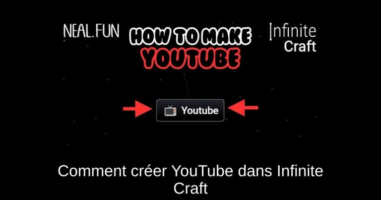 Comment créer YouTube dans Infinite Craft