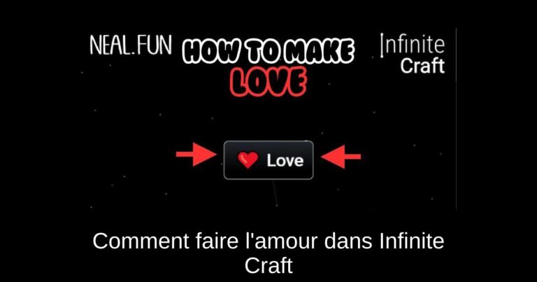 Comment faire l'amour dans Infinite Craft