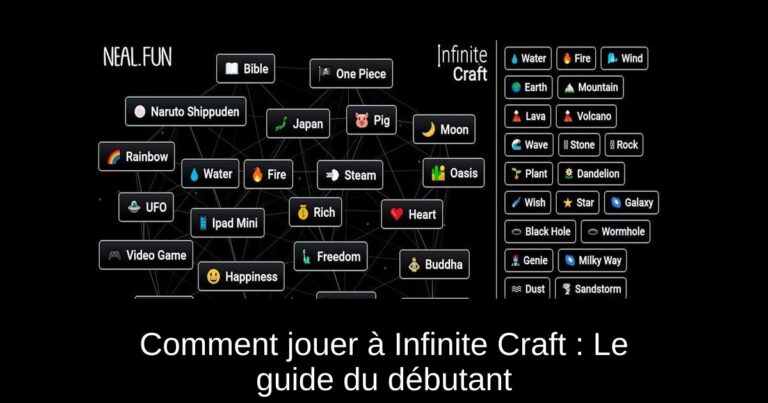 Comment jouer à Infinite Craft : Le guide du débutant