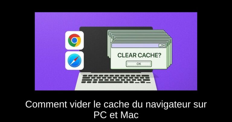 Comment vider le cache du navigateur sur PC et Mac