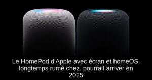 Le HomePod d'Apple avec écran et homeOS, longtemps rumé chez, pourrait arriver en 2025