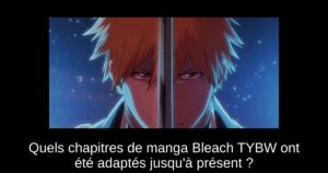 Quels chapitres de manga Bleach TYBW ont été adaptés jusqu&rsquo;à présent ?