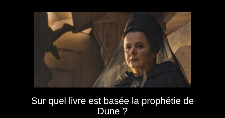 Sur quel livre est basée la prophétie de Dune ?