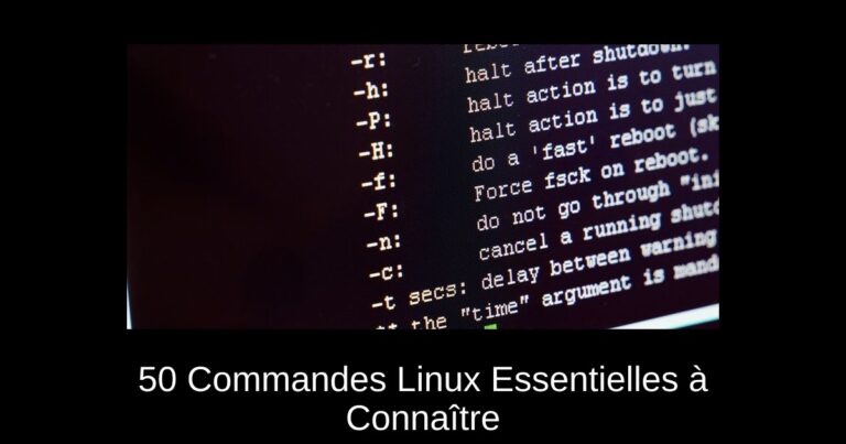 50+ Commandes Linux Essentielles à Connaître