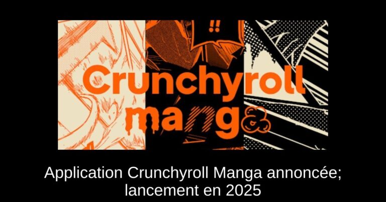 Application Crunchyroll Manga annoncée; lancement en 2025