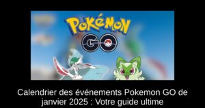 Calendrier des événements Pokemon GO de janvier 2025 : Votre guide ultime