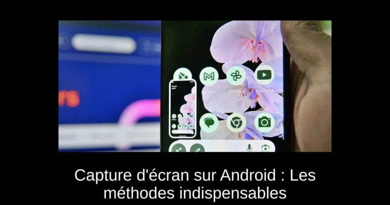 Capture d'écran sur Android : Les méthodes indispensables