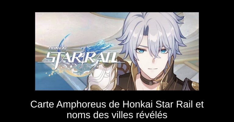 Carte Amphoreus de Honkai Star Rail et noms des villes révélés