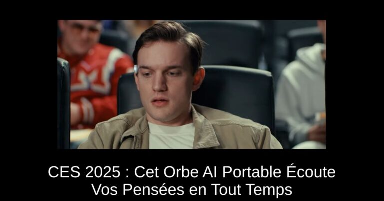 CES 2025 : Cet Orbe AI Portable Écoute Vos Pensées en Tout Temps