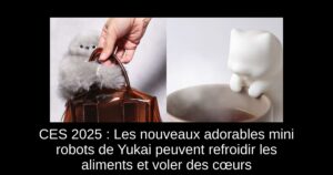 CES 2025 : Les nouveaux adorables mini robots de Yukai peuvent refroidir les aliments et voler des cœurs