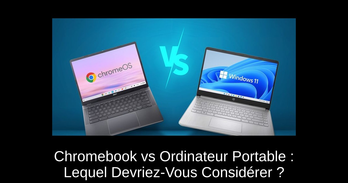 Chromebook vs Ordinateur Portable : Lequel Devriez-Vous Considérer ?