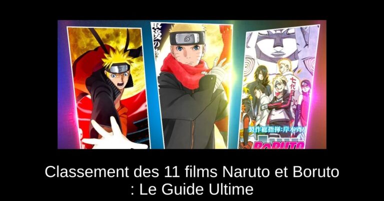 Classement des 11 films Naruto et Boruto : Le Guide Ultime