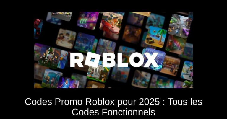 Codes Promo Roblox pour 2025 : Tous les Codes Fonctionnels