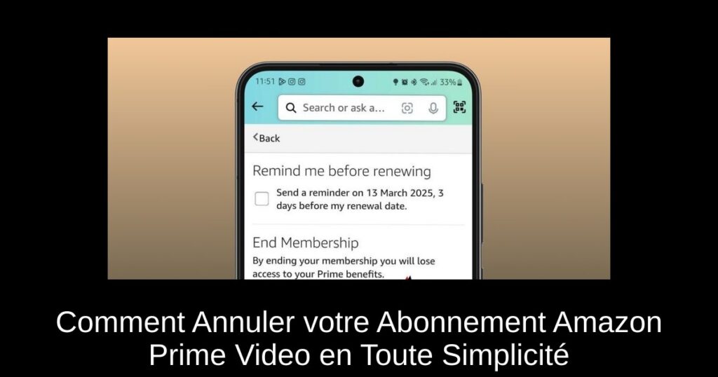 Comment Annuler votre Abonnement Amazon Prime Video en Toute Simplicité