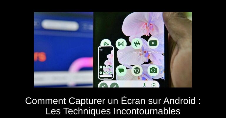 Comment Capturer un Écran sur Android : Les Techniques Incontournables