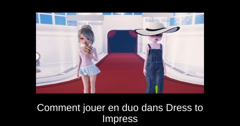 Comment jouer en duo dans Dress to Impress