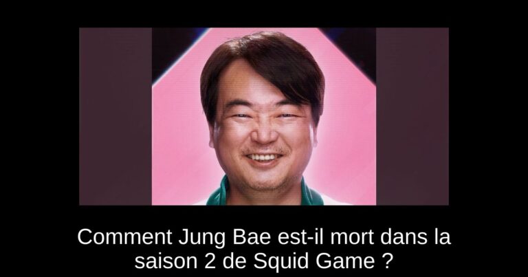 Comment Jung Bae est-il mort dans la saison 2 de Squid Game ?
