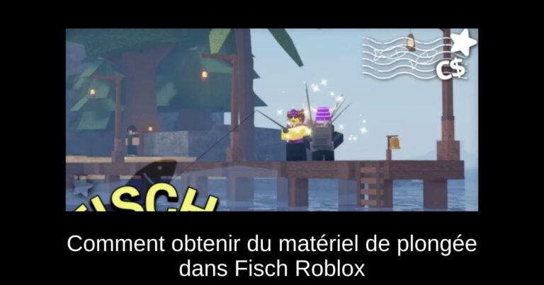 Comment obtenir du matériel de plongée dans Fisch Roblox
