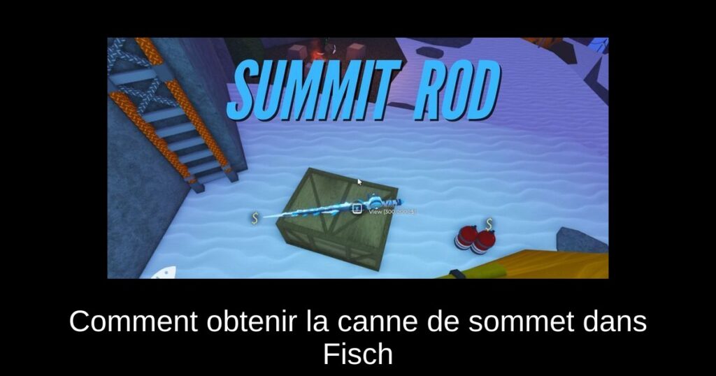 Comment obtenir la canne de sommet dans Fisch