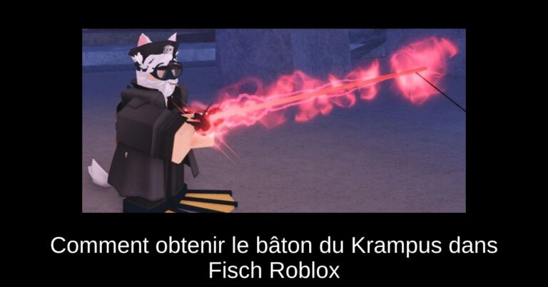 Comment obtenir le bâton du Krampus dans Fisch Roblox