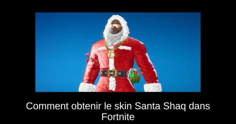 Comment obtenir le skin Santa Shaq dans Fortnite