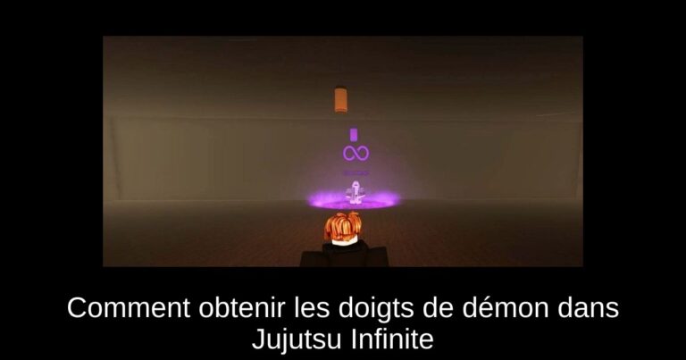 Comment obtenir les doigts de démon dans Jujutsu Infinite