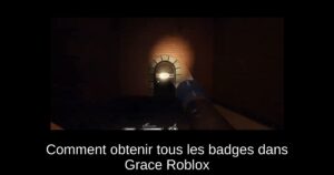Comment obtenir tous les badges dans Grace Roblox