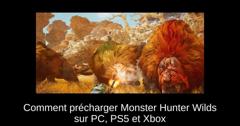 Comment précharger Monster Hunter Wilds sur PC, PS5 et Xbox