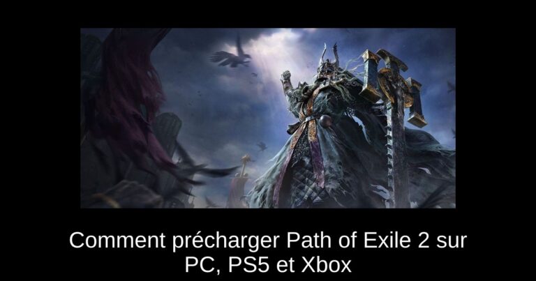 Comment précharger Path of Exile 2 sur PC, PS5 et Xbox