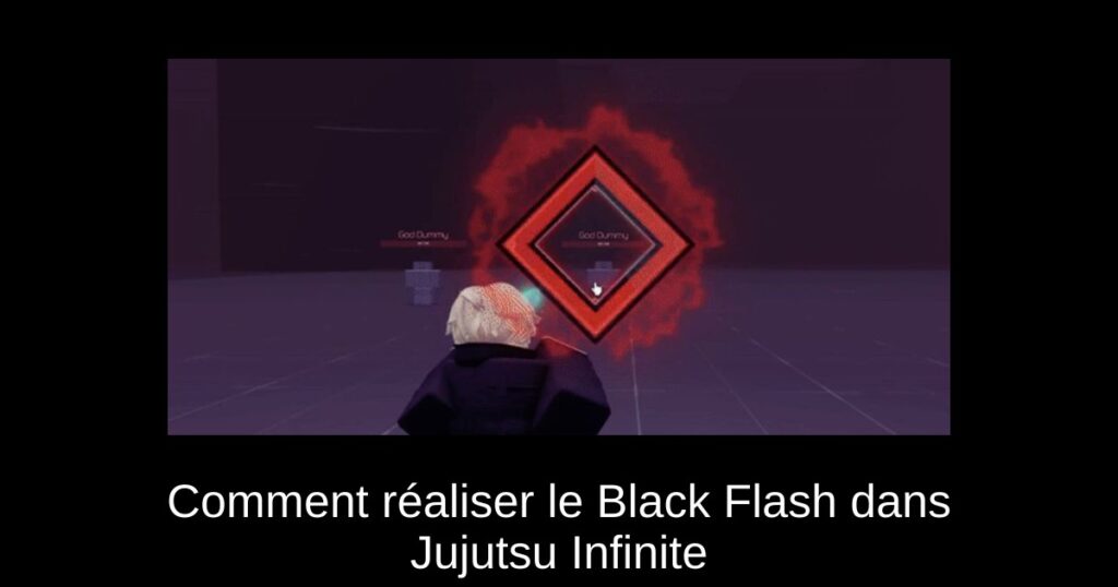 Comment réaliser le Black Flash dans Jujutsu Infinite