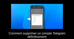 Comment supprimer un compte Telegram définitivement