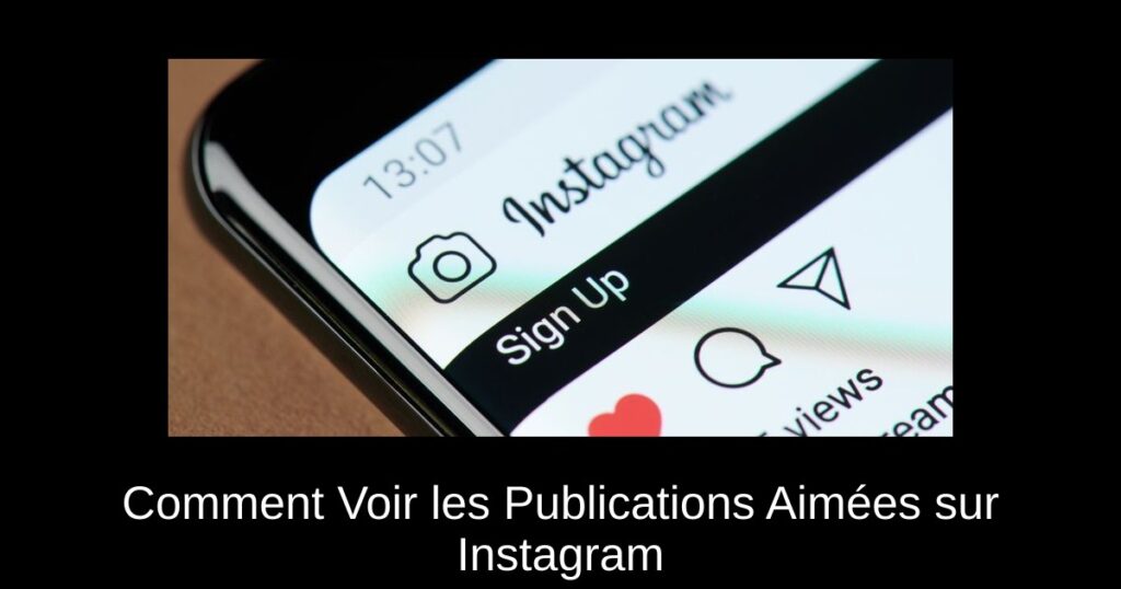 Comment Voir les Publications Aimées sur Instagram
