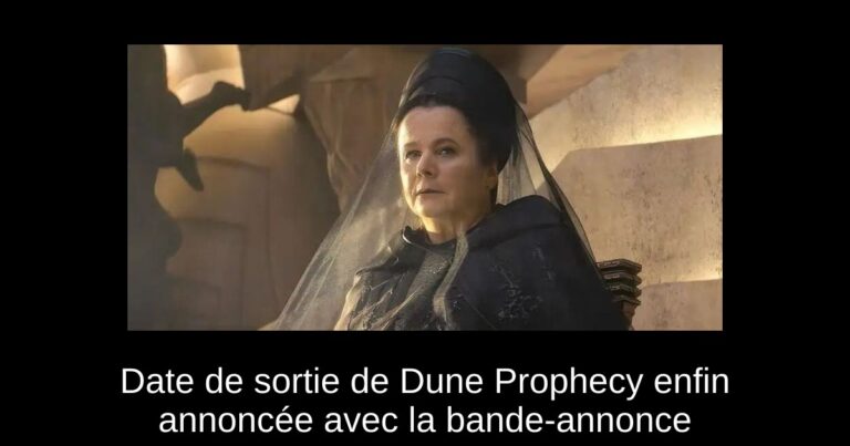 Date de sortie de Dune Prophecy enfin annoncée avec la bande-annonce