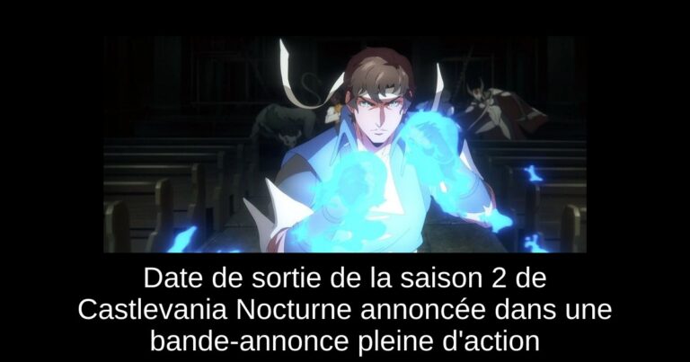 Date de sortie de la saison 2 de Castlevania Nocturne annoncée dans une bande-annonce pleine d'action