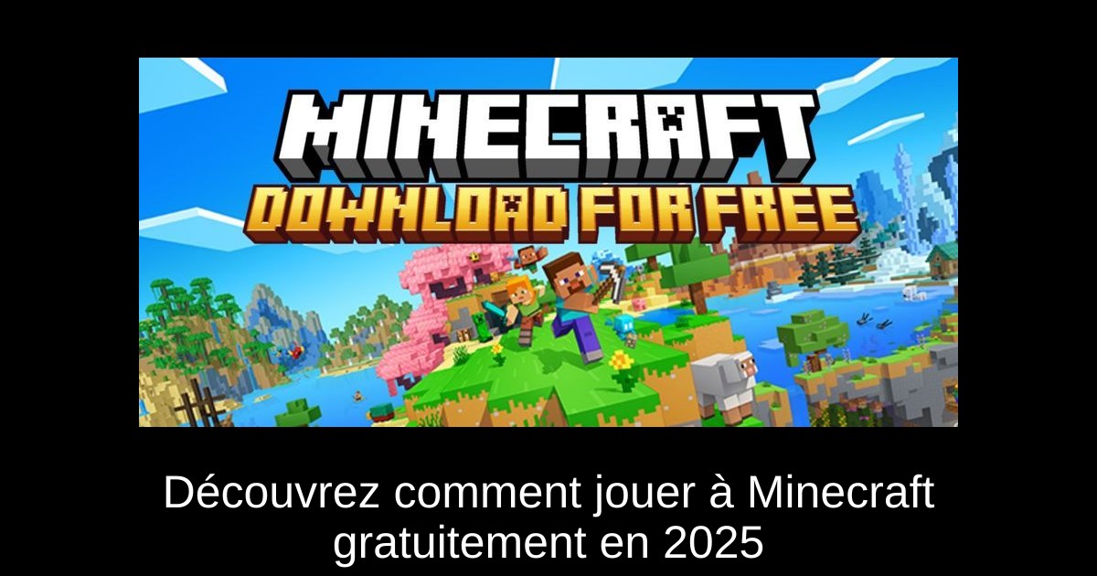 Découvrez comment jouer à Minecraft gratuitement en 2025