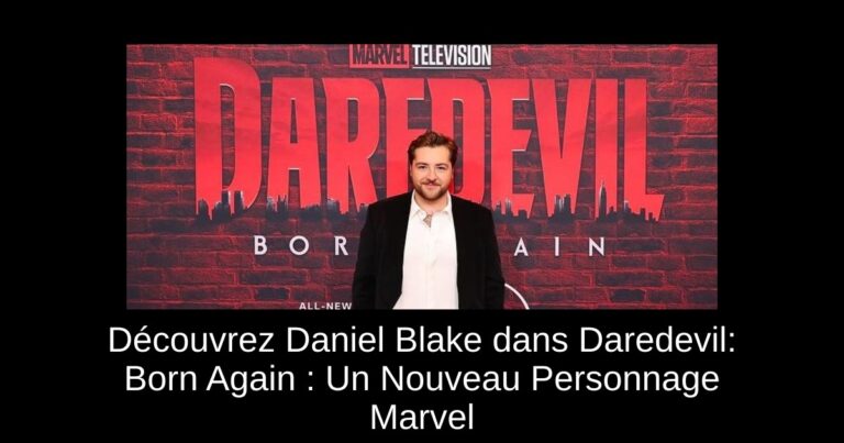 Découvrez Daniel Blake dans Daredevil: Born Again : Un Nouveau Personnage Marvel
