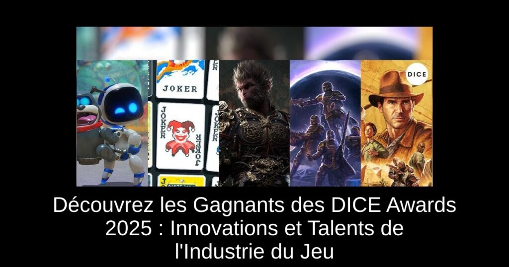 Découvrez les Gagnants des DICE Awards 2025 : Innovations et Talents de l’Industrie du Jeu